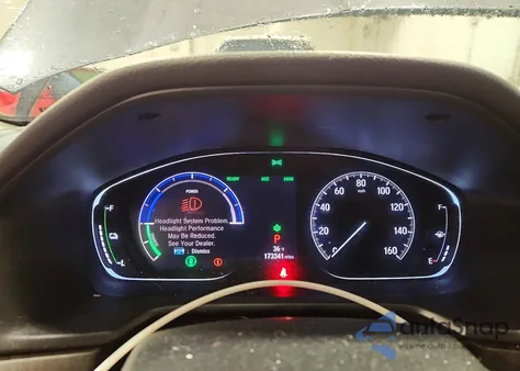 2019 Honda Accord Touring Hybrid z USA, uszkodzony, nr VIN 1HGCV3F98KA019643